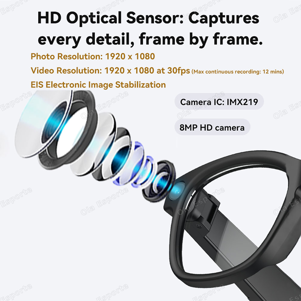 2026 4K 8MP Smart Bril Heren H - Smart Glasses Camera Video Recording 1080P recensie en prijs