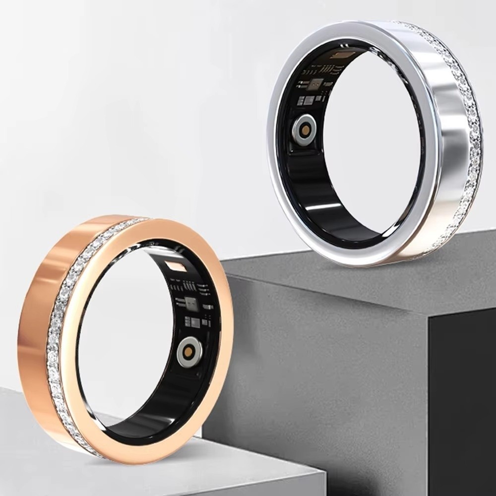 Slimme ring met diamanten, wat - Smart Ring Health Tracker Blood Oxygen recensie en prijs