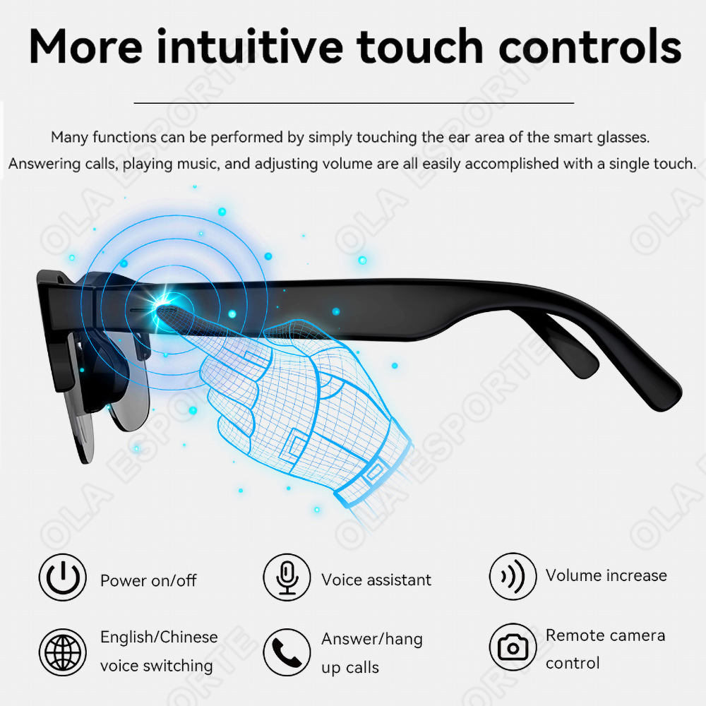 NIEUWE Bluetooth Audio Bril Sl - Smart Sunglasses Open Ear Music Calls recensie en prijs