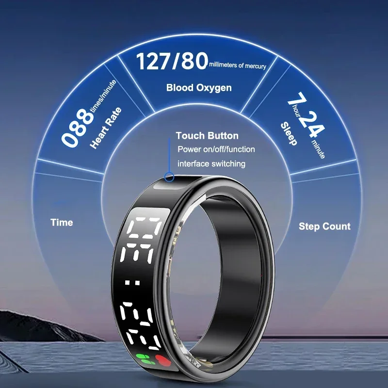 Slimme Ring Voor Mannen Vrouwe - Smart Ring Health Tracker Blood Oxygen recensie en prijs