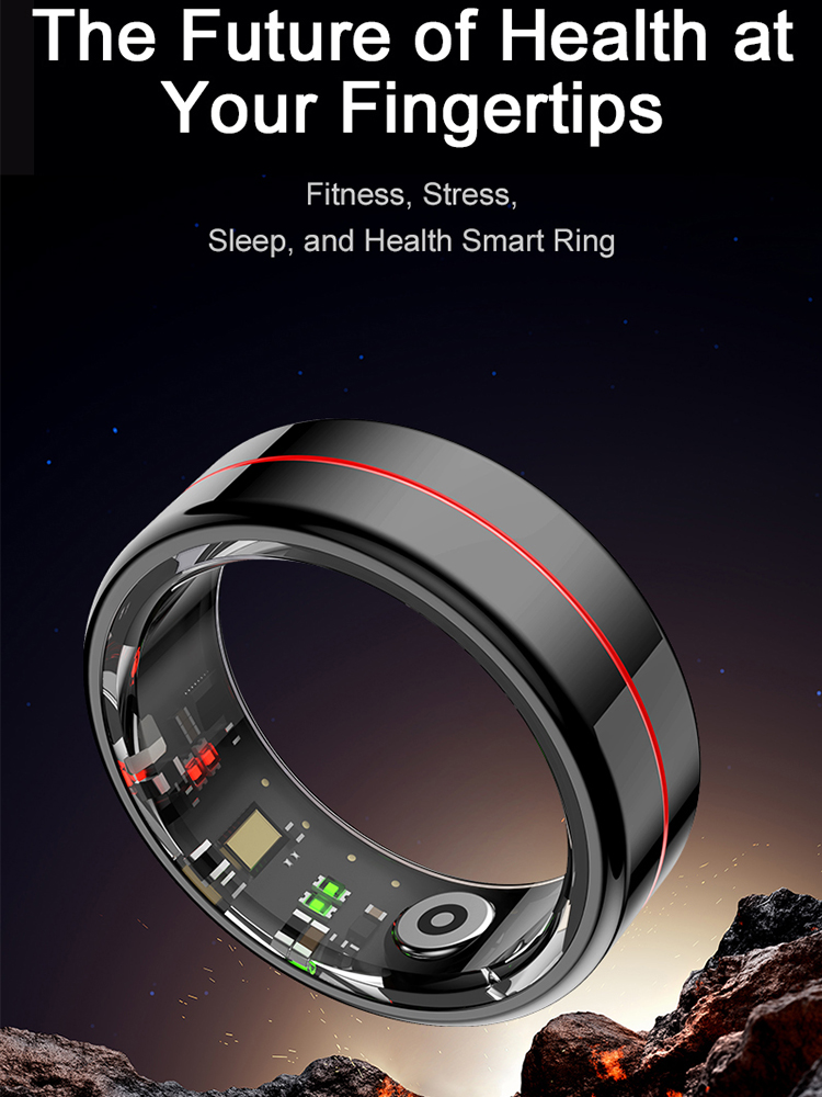 R04 Smart Ring Mannen Vrouwen  - Smart Ring Health Tracker Blood Oxygen recensie en prijs