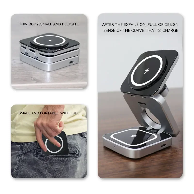 30W magnetische draadloze opla - Smart Glasses Magnetic Charging Cable recensie en prijs
