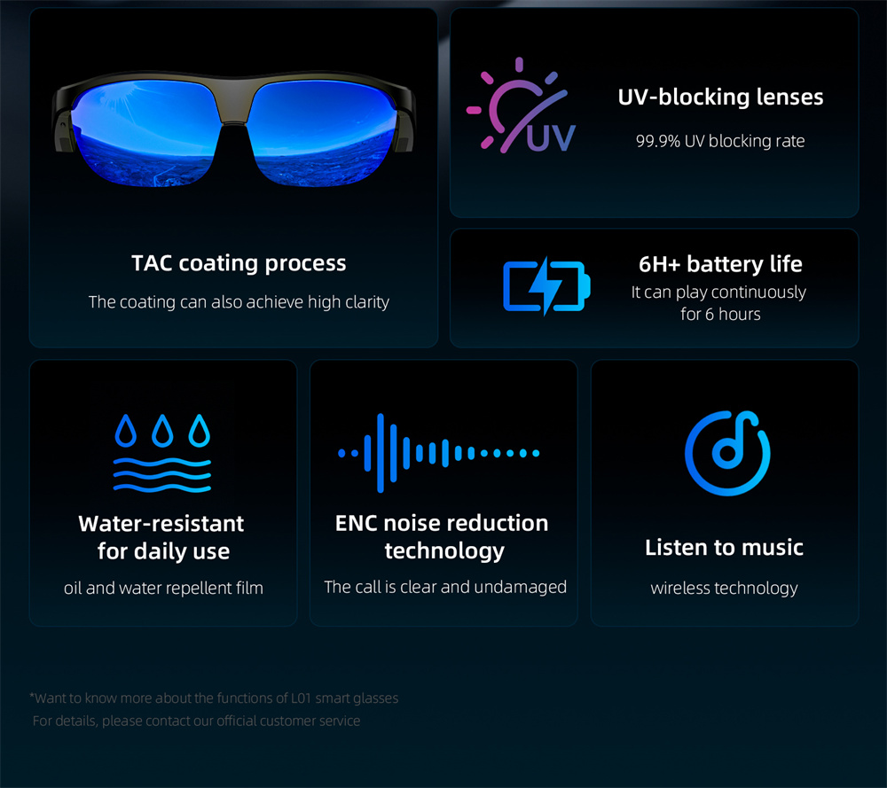 LOKMAT L01: slimme Bluetooth-b - Smart Audio Glasses Touch Control recensie en prijs